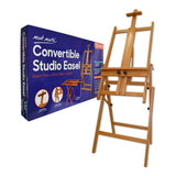 Mont Marte Convertible Beech Wood Studio Easel for Large Canvases