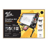 Mont Marte Adjustable Creative Art Station Desk with Storage - Retail Maharaj