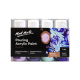 Mont Marte Premium Pouring Acrylic Paint Set 4 Colors Ready to Pour