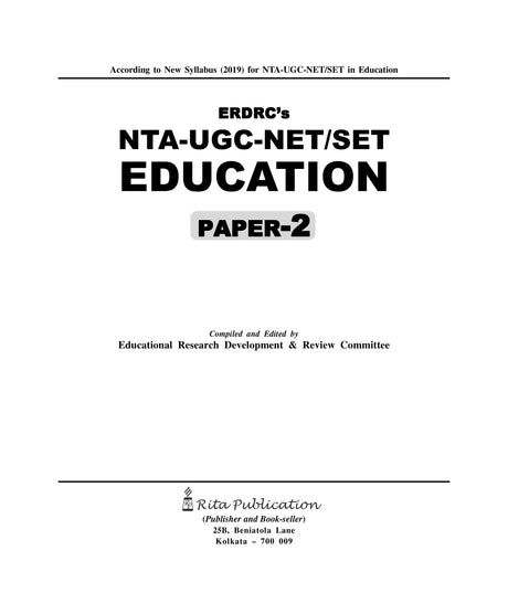 ERDRCs NTA-UGC-NET/SET EDUCATION (Paper-2) - Retail Maharaj