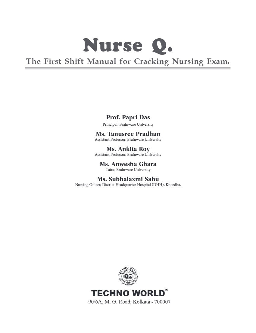 Nurse Q [The First Shift Manual for Cracking Nursing Exam] (English Version) - Retail Maharaj