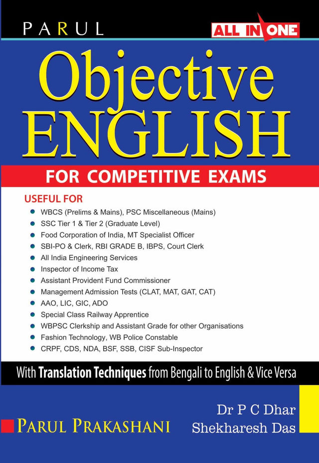 PARUL OBJECTIVE ENGLISH FOR COMPETITIVE EXAMS - Retail Maharaj