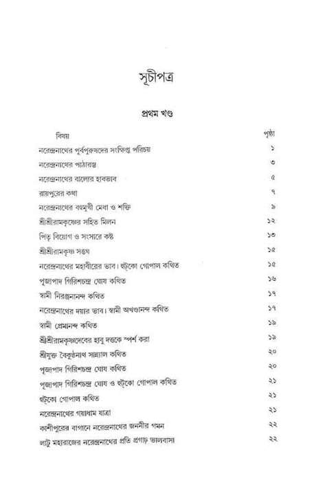 Srimat Vivekananda Swamijir Jivaner Ghatanavali (Bengali) - Retail Maharaj