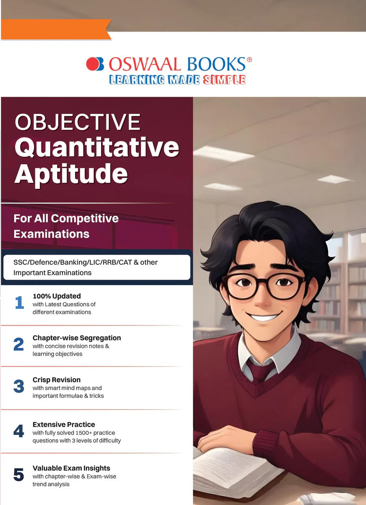 Objective Quantitative Aptitude For All Competitive Examinations | SSC, Defence, Banking, RRB, LIC, CAT & Other Important Exams - Retail Maharaj