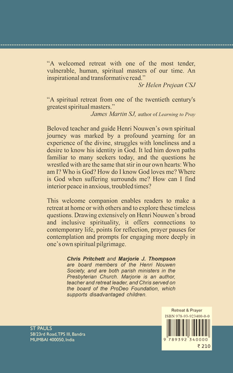 On Retreat with Henri Nouwen : Engaging Life’s Big Questions - Retail Maharaj