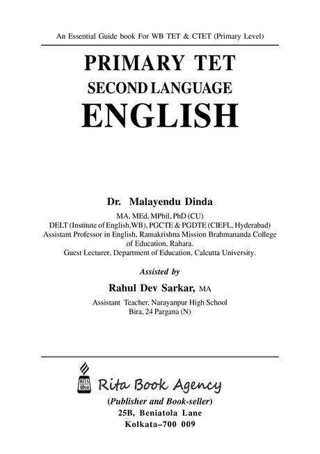 English: Primary TET - Retail Maharaj