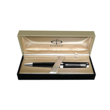 Parker Ambient Lacque Black Chrome Trim Ballpoint Pen
