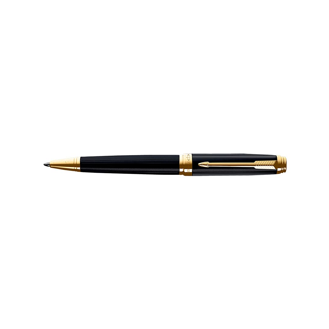 Parker Ambient Lacque Black Gold Trim Ballpoint Pen