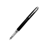 Parker Aster Lacque Black Chrome Trim Medium Fountain Pen