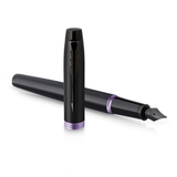 Parker IM Professional Amethyst Purple Black Trim Fine Fountain Pen