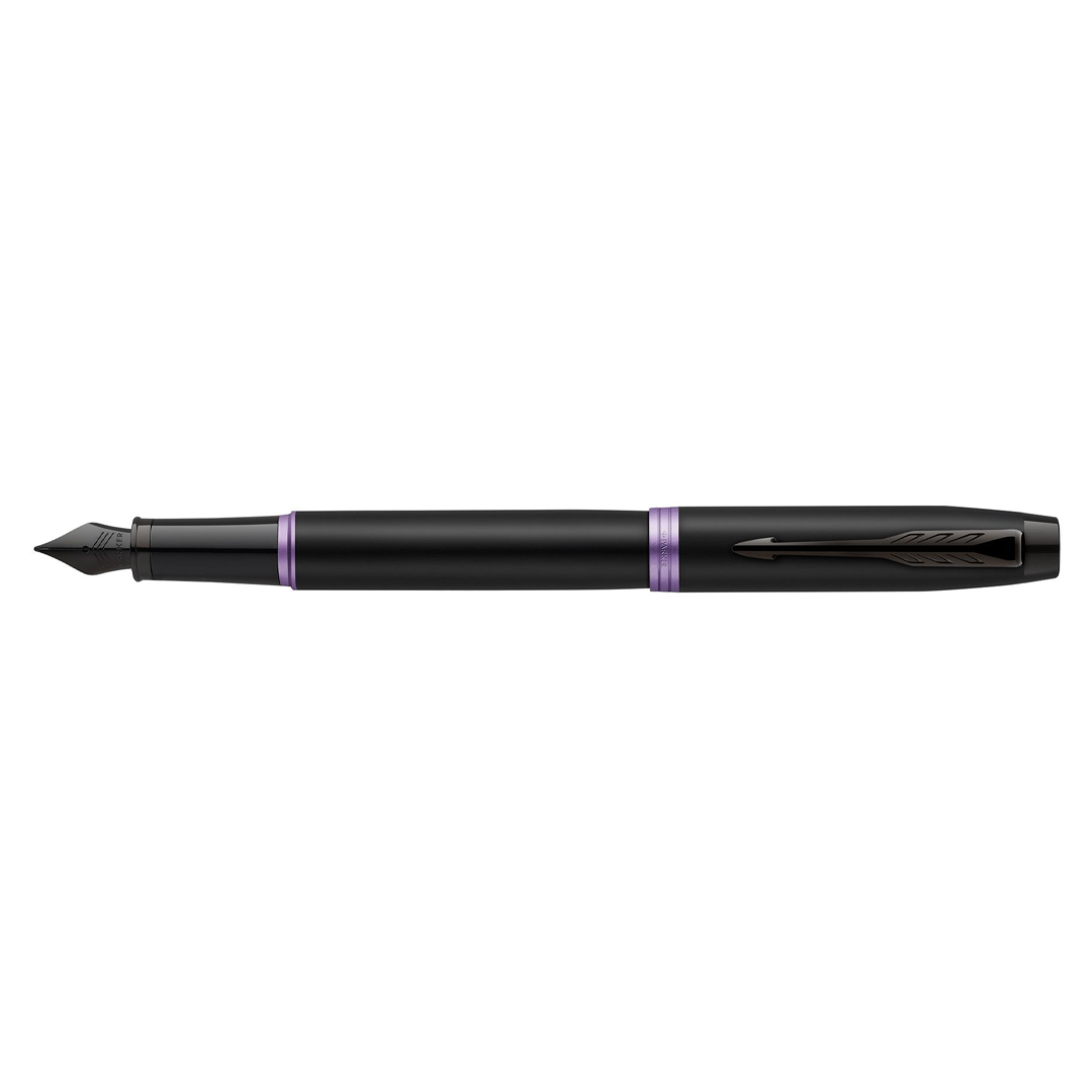 Parker IM Professional Amethyst Purple Black Trim Fine Fountain Pen