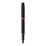 Parker IM Professional Flame Orange Black Trim Medium Fountain Pen