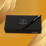 Parker Insignia Lacque Black Chrome Trim Ballpoint Pen