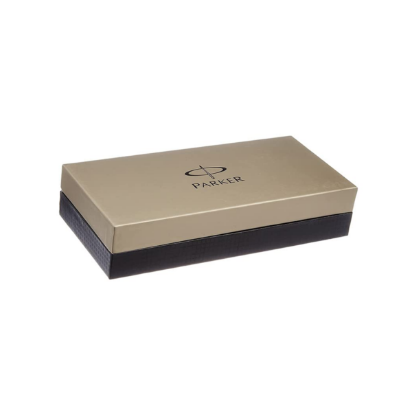 Parker Odyssey Brushed Metal Rollerball Pen with Gold Trim