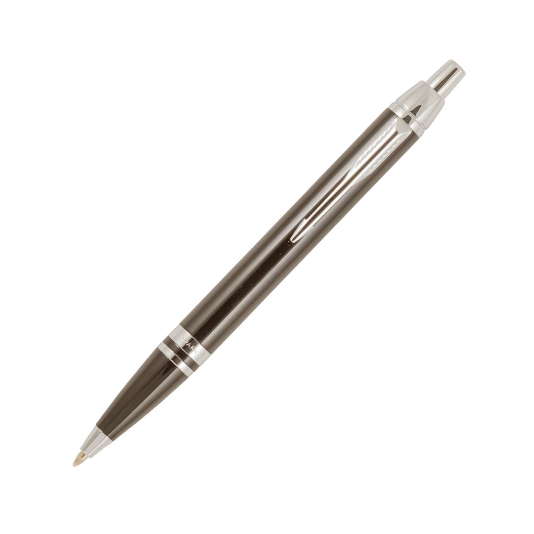 Parker Odyssey Gun Metal Ballpoint Pen with Chrome Trim Finish