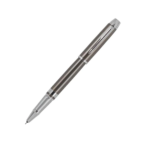 Parker Odyssey Gun Metal Rollerball Pen with Chrome Trim