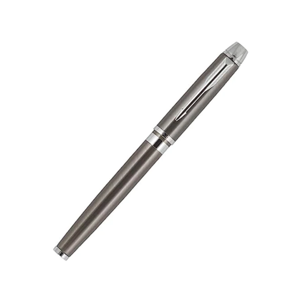 Parker Odyssey Gun Metal Rollerball Pen with Chrome Trim