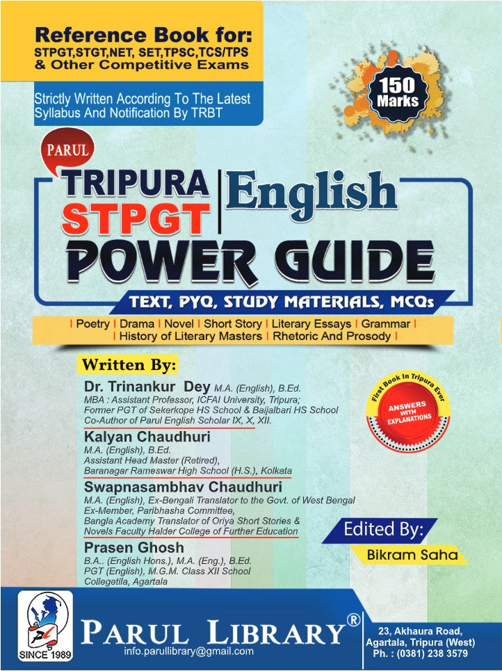 Parul Tripura STPGT English Power Guide (English Version) - Retail Maharaj