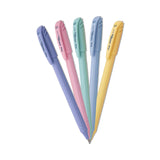 Pentel EnerGel BL417 Pastel Body Gel Pen Smooth Writing Set of 5