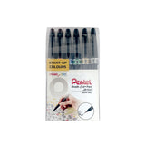 Pentel Brush Sign Pen Artist – Set of 6