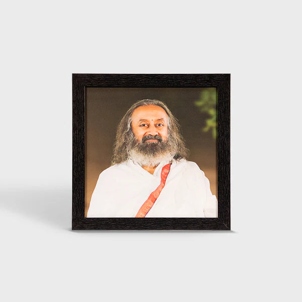 Photo Frame 12 x 12 inch (Sparkle) | Premium Frame featuring Gurudev Sri Sri Ravi Shankar