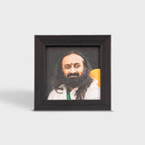 Photo Frame 4 x 4 inch (Sparkle) – Premium Tabletop Frame with Gurudev Sri Sri Ravi Shankar Image for Home & Office Decor