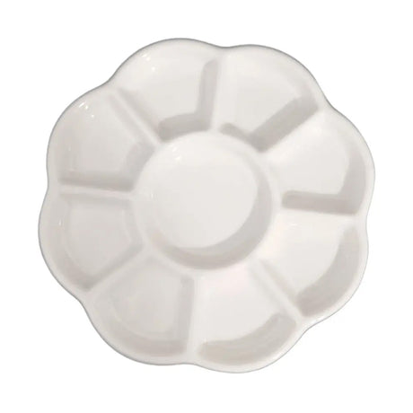 Porcelain Ceramic Painting Palette – Multi Grid for Watercolour, Gouache & Acrylic - Retail Maharaj