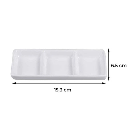 Porcelain Ceramic Painting Palette – Multi Grid for Watercolour, Gouache & Acrylic - Retail Maharaj