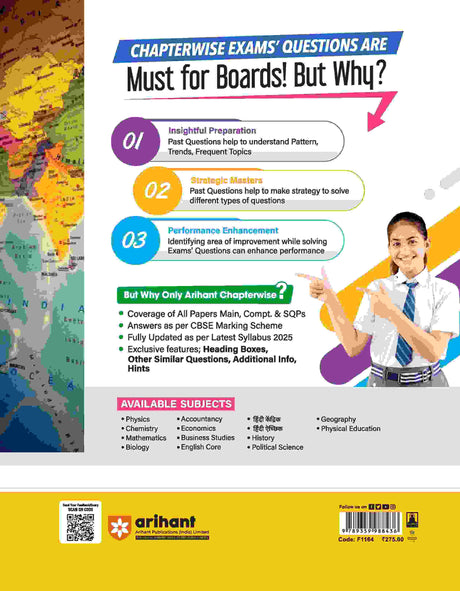 CBSE Class 12th Geography | Chapterwise-Question Bank (2024 - 2008) - Retail Maharaj