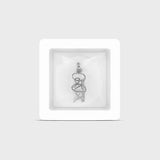 Sri Sri Silver Pendant-Small 2.8 cm