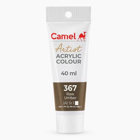 Camel Artist Acrylic Colours (Individual Tube of 40ml) - Retail Maharaj