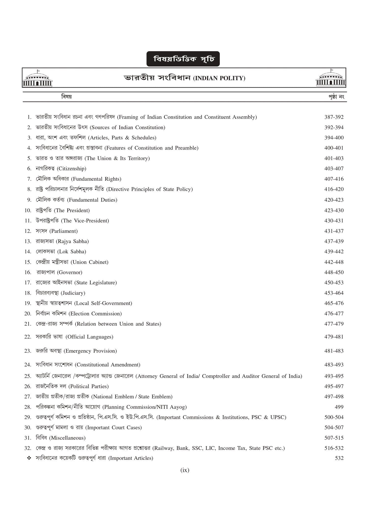RRB PYQ General Awareness [1992-2026] (Bengali Version)