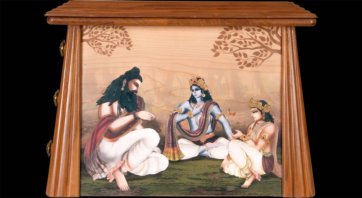 Valmiki’s Ramayana 3-Volume Book Set With Wooden Hut - Retail Maharaj