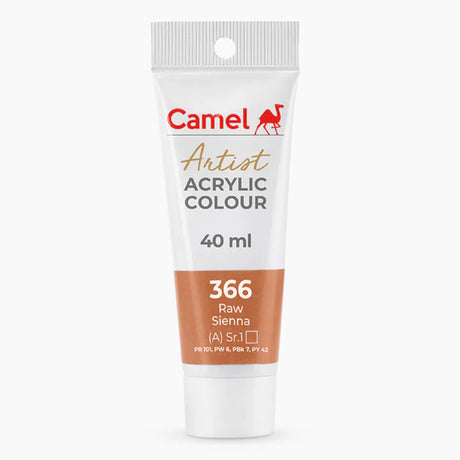 Camel Artist Acrylic Colours (Individual Tube of 40ml) - Retail Maharaj