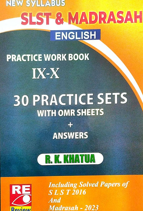 SLST & MADRASAH English Practice Work Book IX-X (English Version) - Retail Maharaj