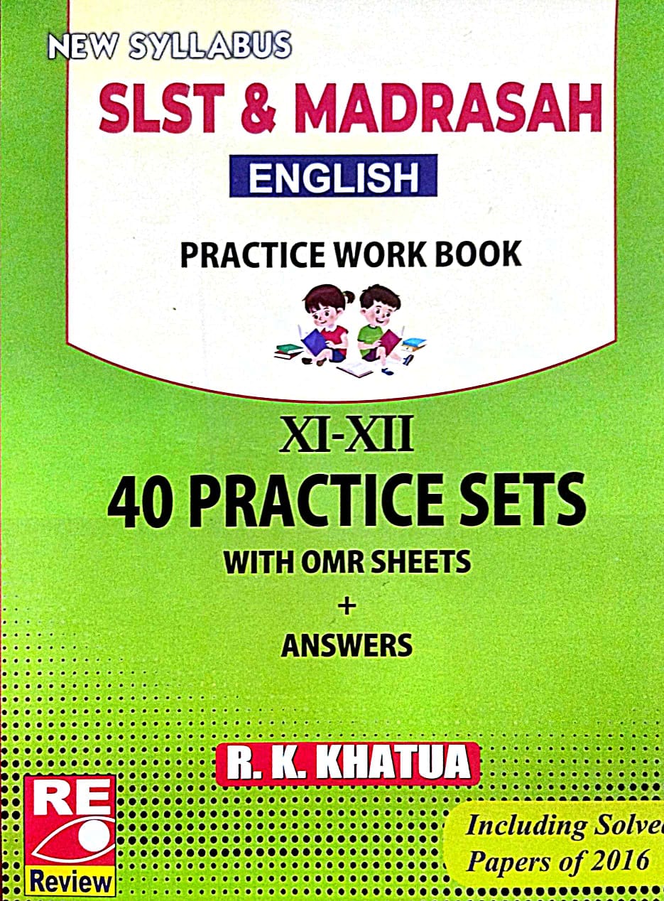 SLST & MADRASAH English Practice Work Book XI-XII (English Version) - Retail Maharaj