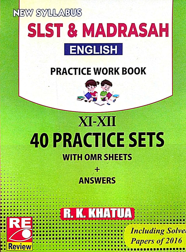 SLST & MADRASAH English Practice Work Book XI-XII (English Version) - Retail Maharaj