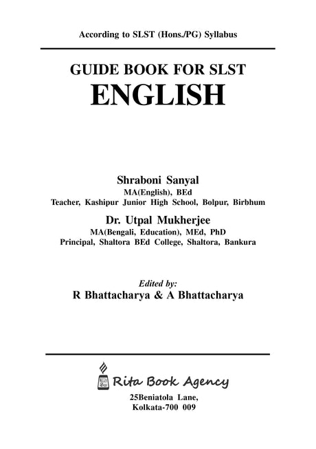 English (Guide Book for SLST) - Retail Maharaj