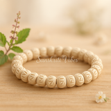 Radha Engraved Tulsi Bracelet – Pack of 4 for Divine Blessings