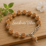 Original Tulsi Radha Krishna Beads Bracelet with Silver Stelling – Spiritual Jewelry