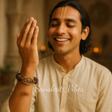 Shri Radhey Radhey Naam Tulsi Bracelet – Classical for Spiritual Protection