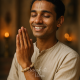 Original Tulsi Rudraksha Hand Bracelet for Man and Woman – Traditional Look Spiritual Bracelet