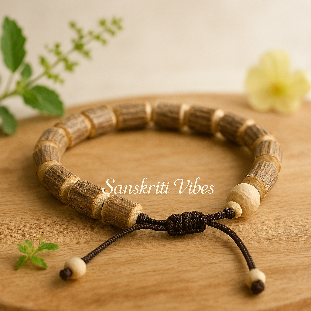 Original Tulsi Hand Bracelet for Man and Woman – Traditional Look Spiritual Bracelet