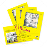 Strathmore 300 Series Bristol Paper Pad 100 lb (270 GSM) | Smooth & Vellum Surface | Open Stock