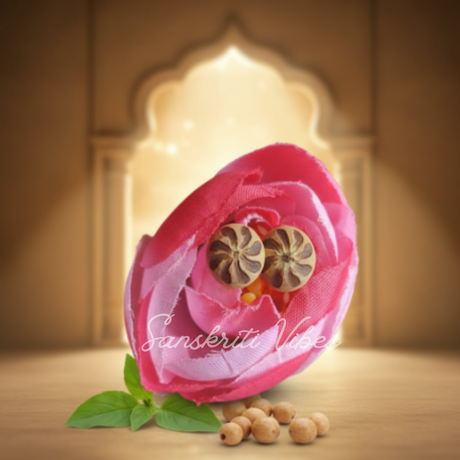 Sunflower Shaped Handmade Tulsi Studs – 9mm Sacred Tulsi Wood Earrings for Spiritual and Daily Wear - Retail Maharaj