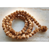 Shri Sita Ram Ji Tulsi Locket Mala with 108 Beads – Sacred Spiritual Necklace for Pooja & Devotion - Retail Maharaj