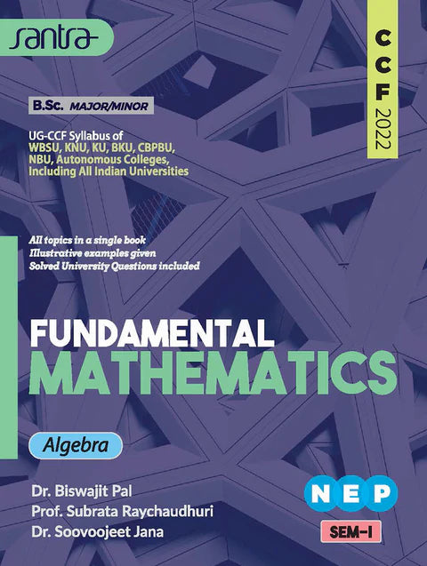 Fundamental Mathematics (NEP) [Algebra]-SEM 1 [Other than CU] - Retail Maharaj