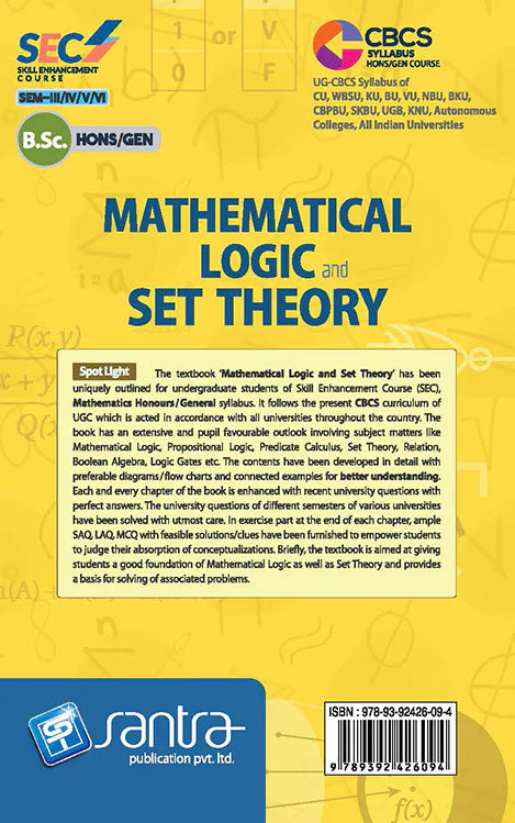 Mathematical Logic and Set Theory (Sem III-VI) - Retail Maharaj
