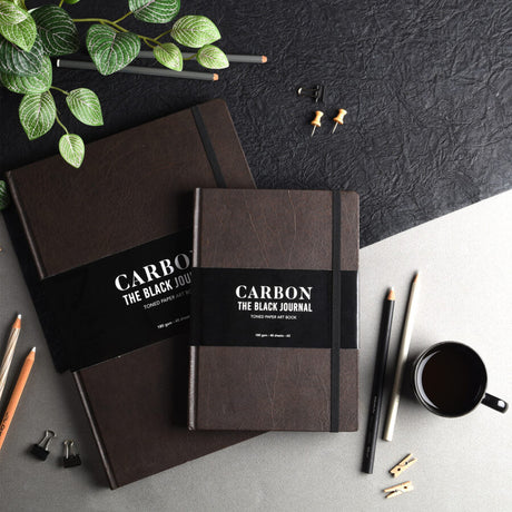 Scholar Carbon Black Paper Journal Sketchbook 180 GSM – A5 / A4 - Retail Maharaj