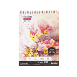 Scholar Watercolor Pad Wire-O Cold Pressed Paper 300 GSM – Spiral Bound Watercolour Pad - Retail Maharaj